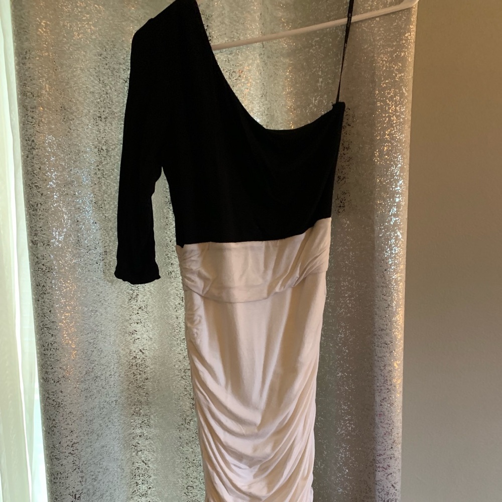 Black and white dress